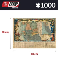 3. Good Loot Gaming Puzzle: The Witcher 3 The Northern Kingdoms (1000 elementów)